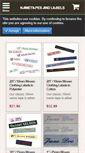 Mobile Screenshot of nametapesandlabels.com